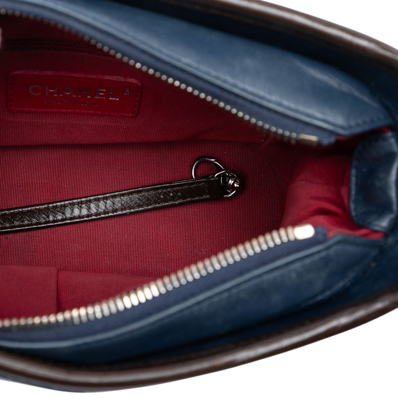 Small Bicolor Aged Calfskin Gabrielle Crossbody - Image 4