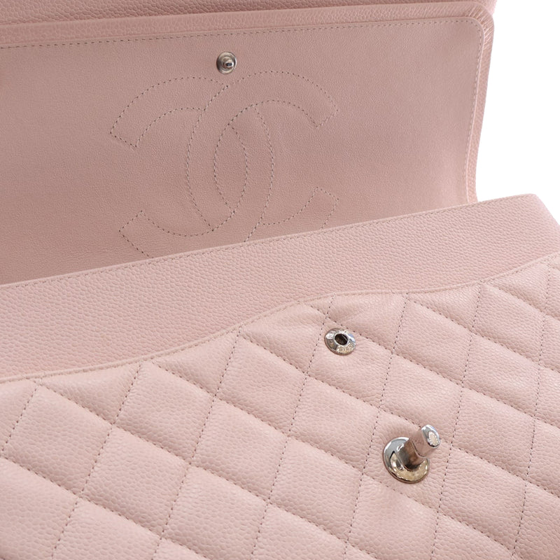 Jumbo Classic Caviar Double Flap - Image 8