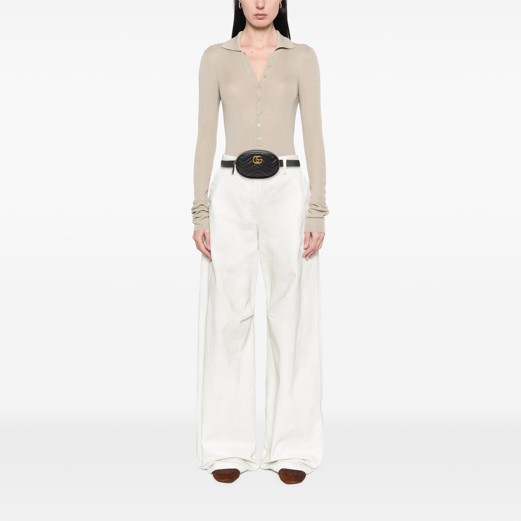 GG Marmont Matelasse Leather Belt Bag - Image 8