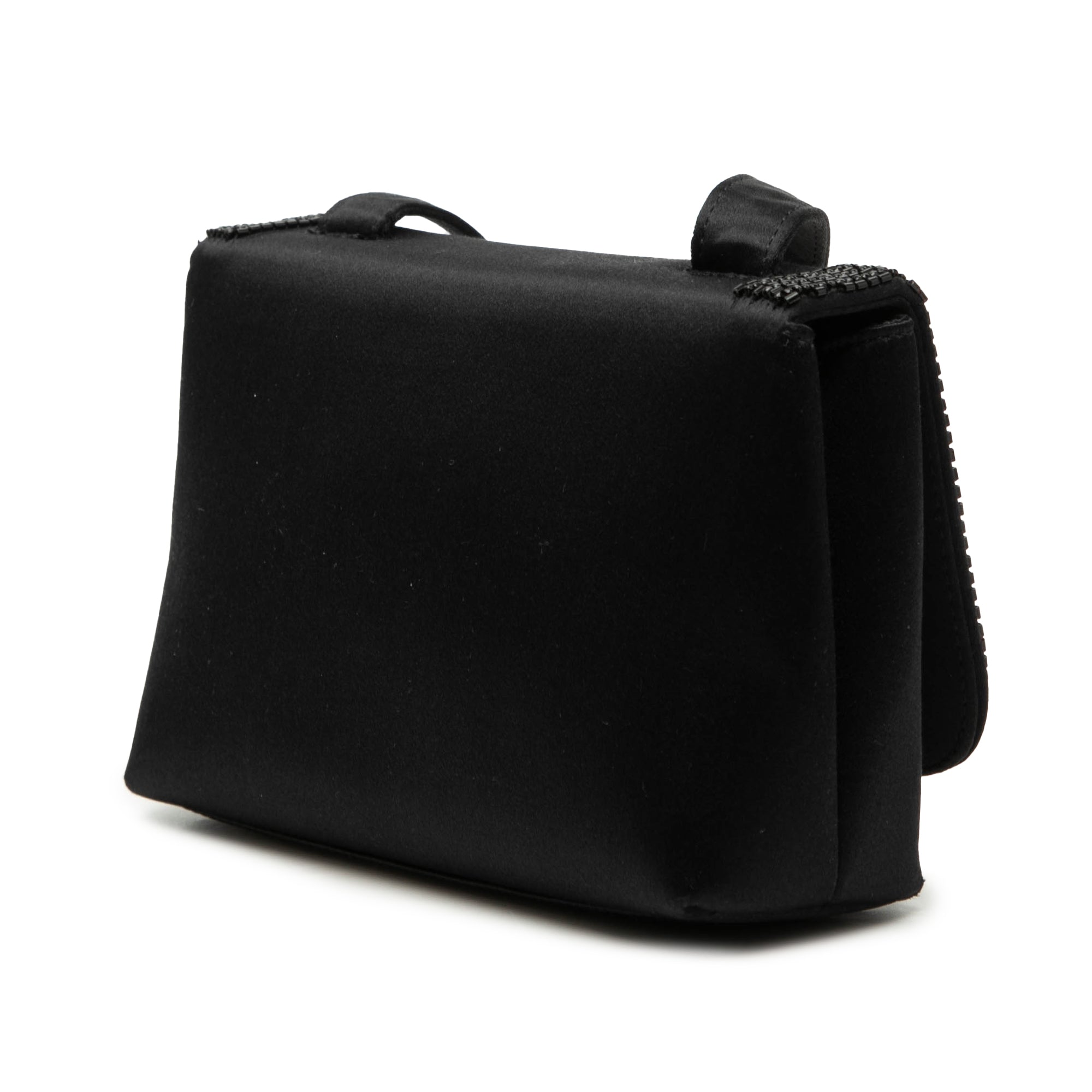 Mini Satin Beaded Flap Crossbody - Image 2