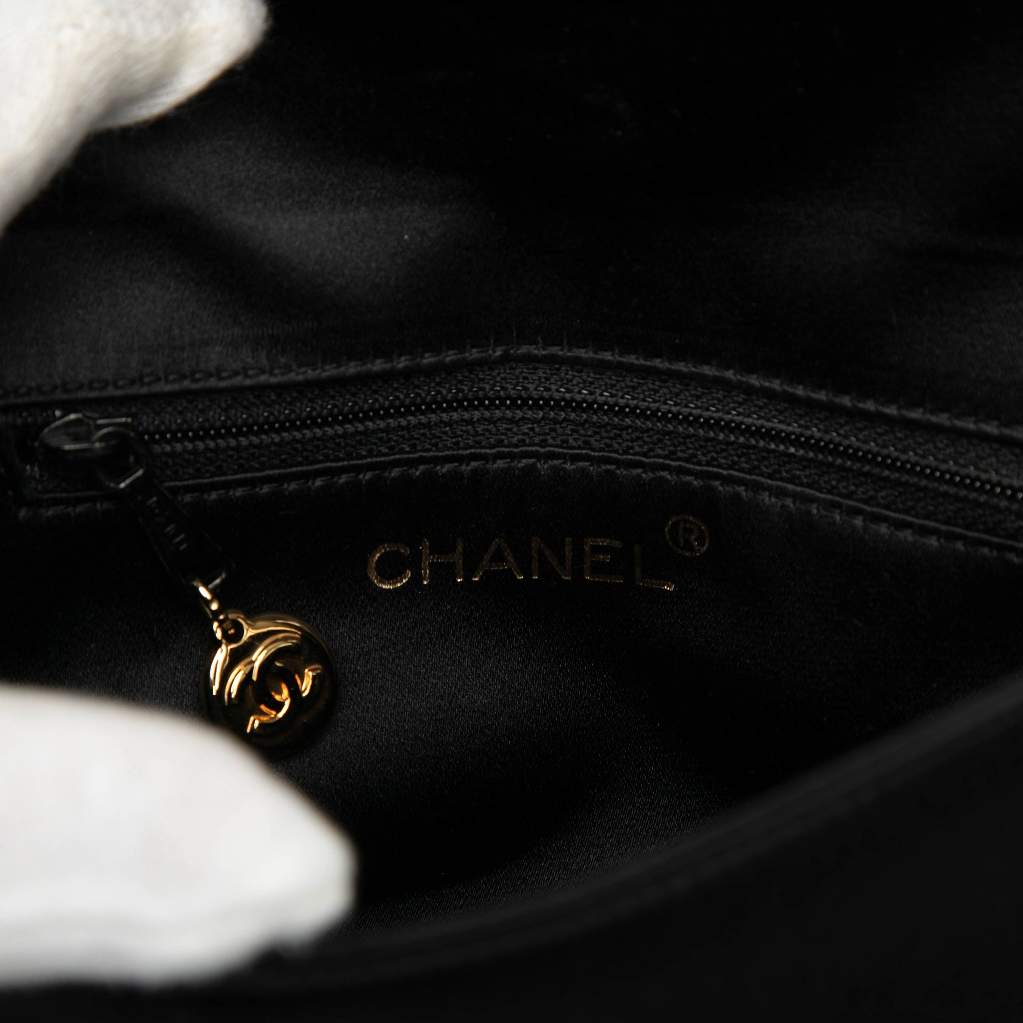 Mini Satin Beaded Flap Crossbody - Image 5