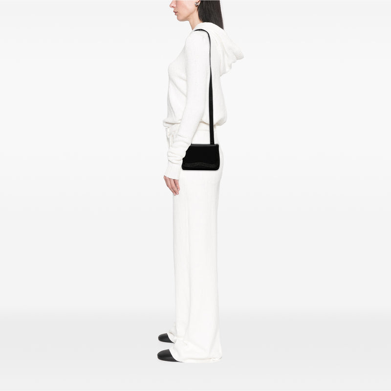 Mini Satin Beaded Flap Crossbody - Image 7