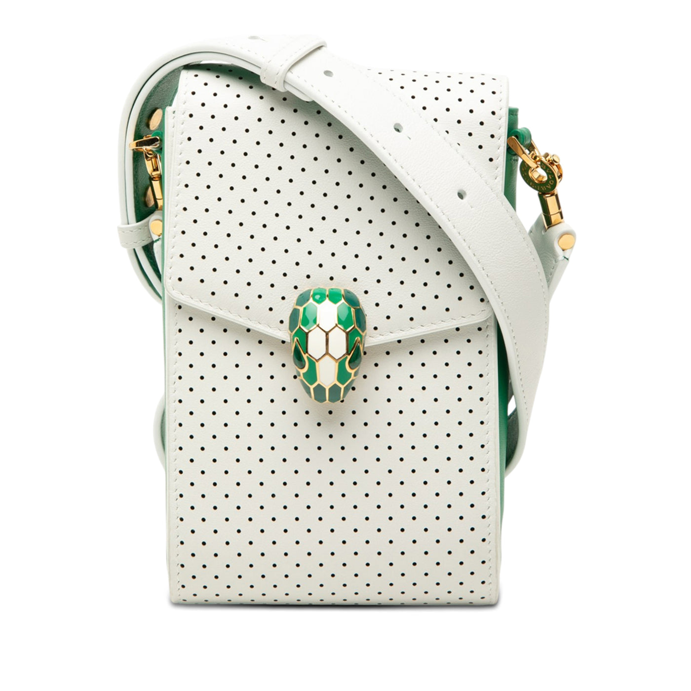 Casablanca Apres Tennis Perforated Calfskin Serpenti Crossbody - Image 1