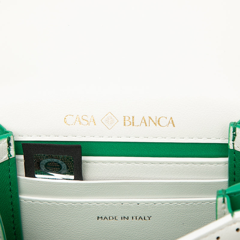 Casablanca Apres Tennis Perforated Calfskin Serpenti Crossbody - Image 5