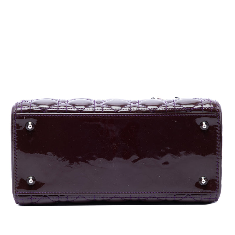 Medium Patent Cannage Lady Dior - Image 3