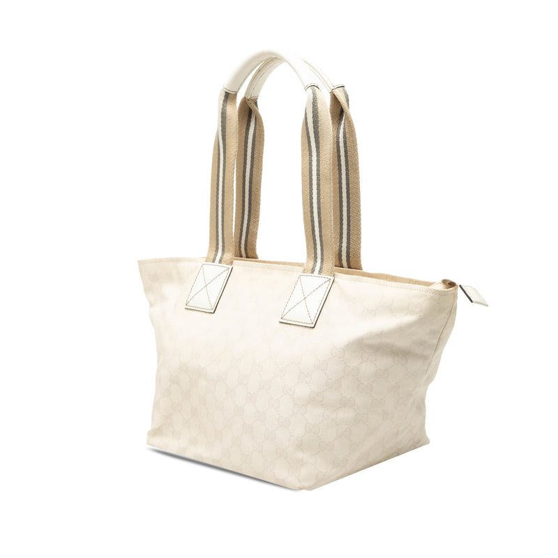 GG Canvas Web Tote - Image 2
