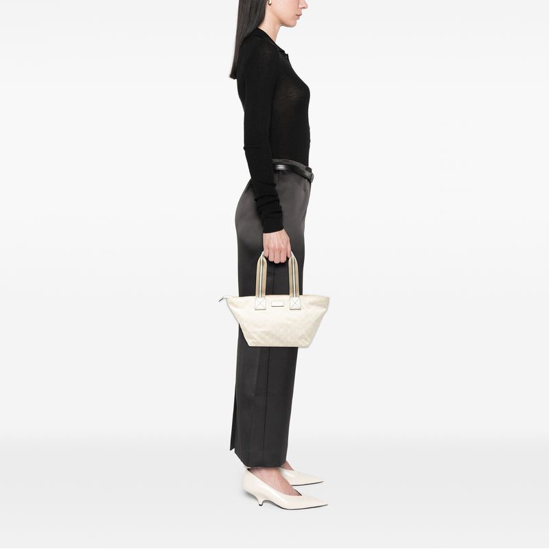 GG Canvas Web Tote - Image 7
