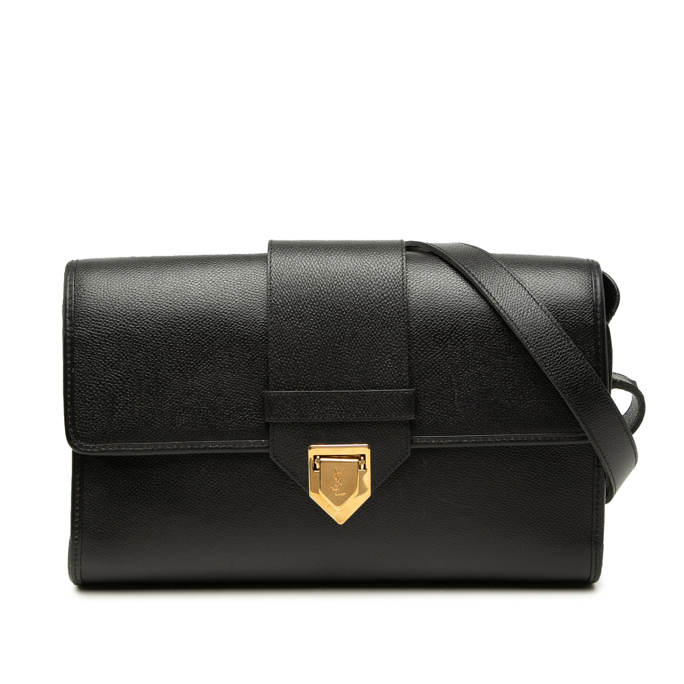 Grained Calfskin Flap Crossbody - Image 1