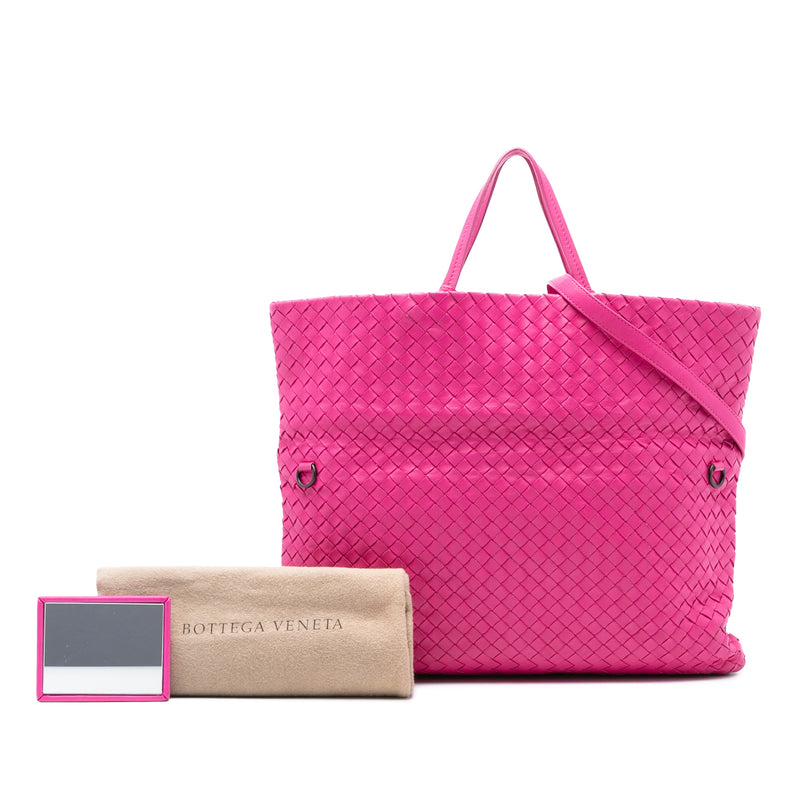 Nappa Intrecciato Fold Over Tote - Image 8