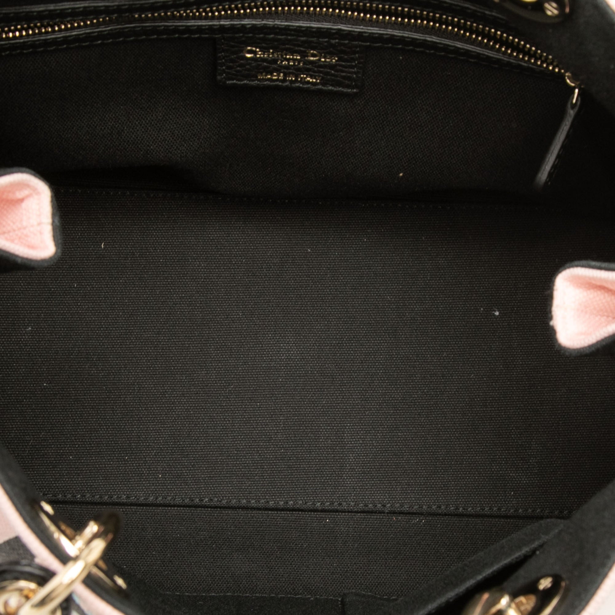Limited Edition Medium Canvas Floral Printed Diorissimo Satchel - Image 4