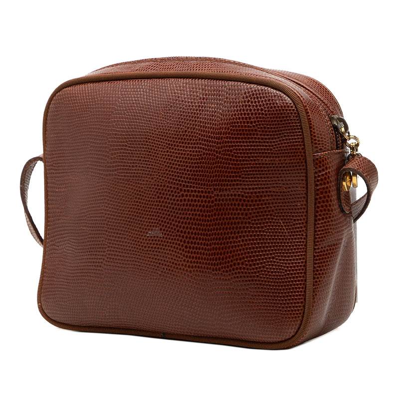 Lizard Embossed Leather Vara Crossbody - Image 2