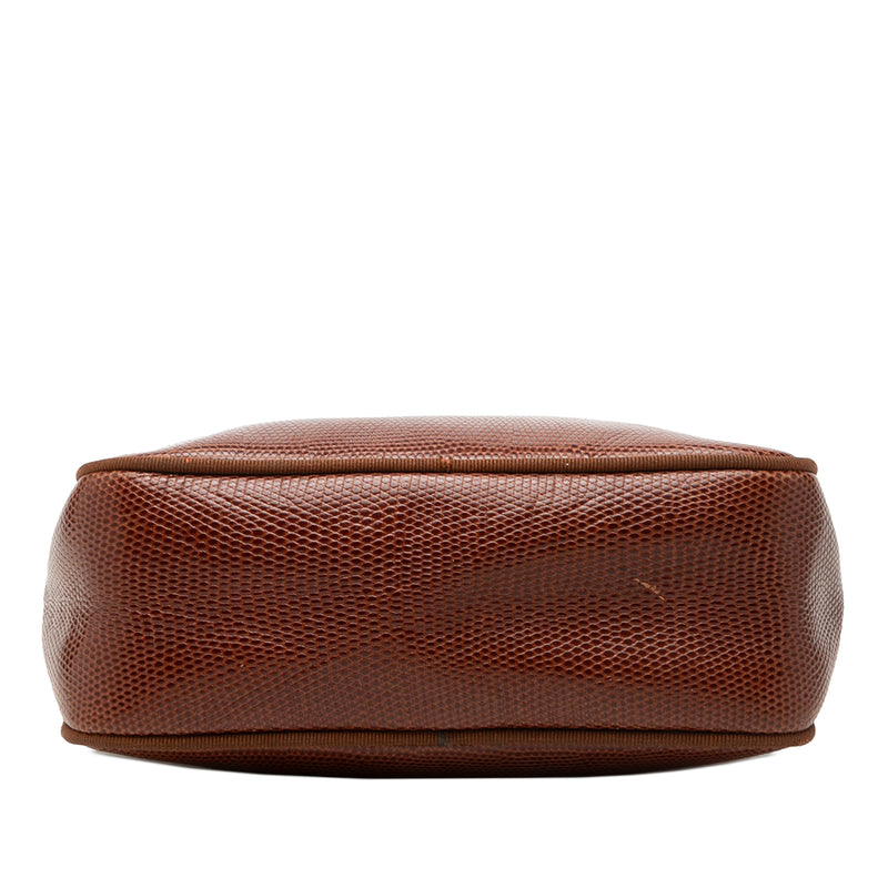 Lizard Embossed Leather Vara Crossbody - Image 3