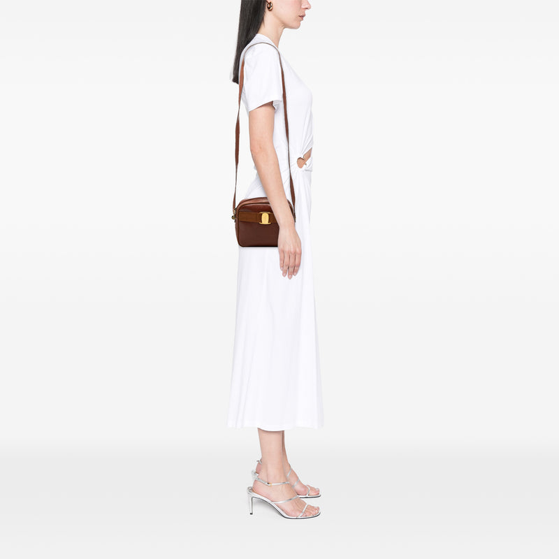 Lizard Embossed Leather Vara Crossbody - Image 6