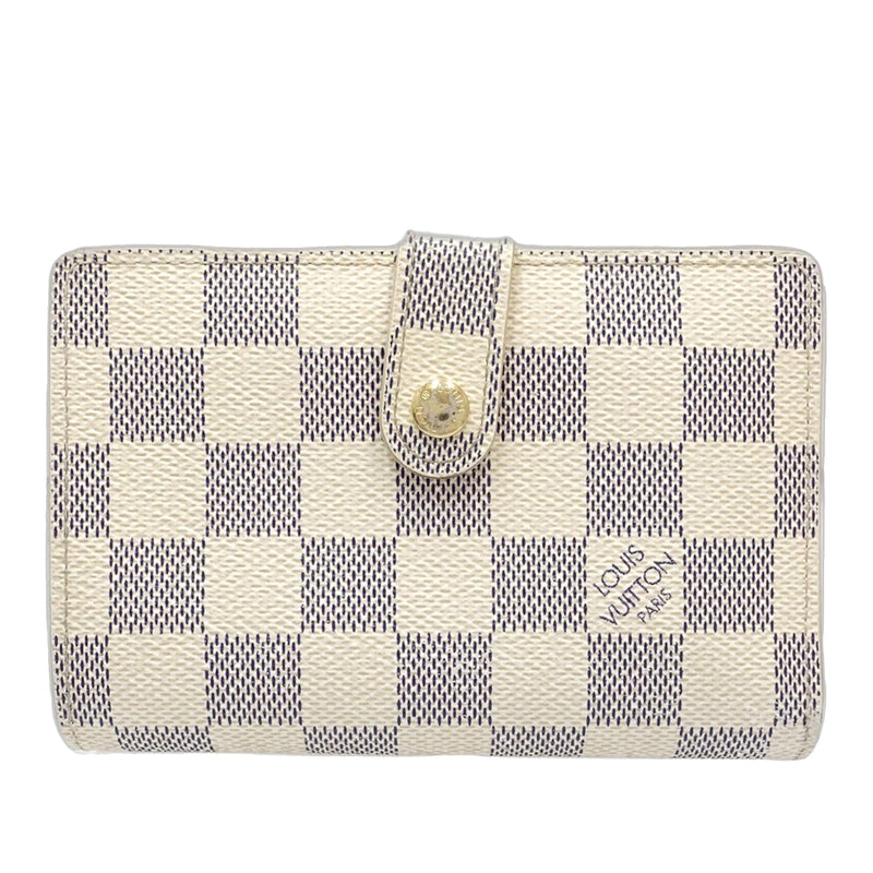 Damier Azur Portefeuille Viennois