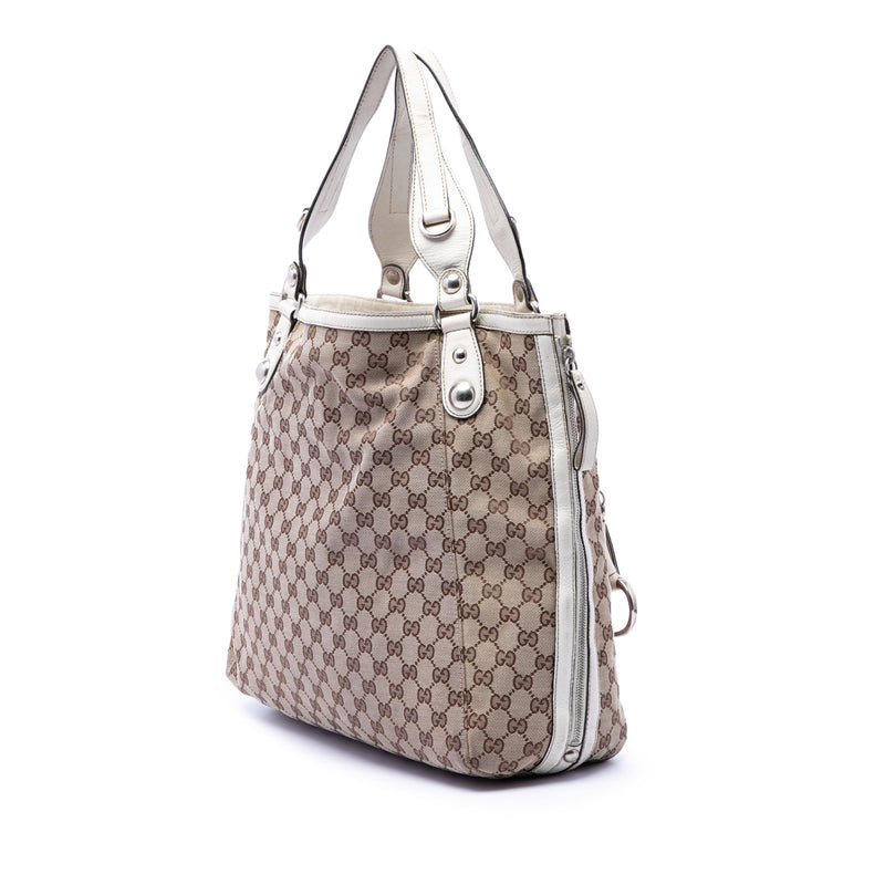 GG Canvas Icon Bit Zip Tote - Image 2