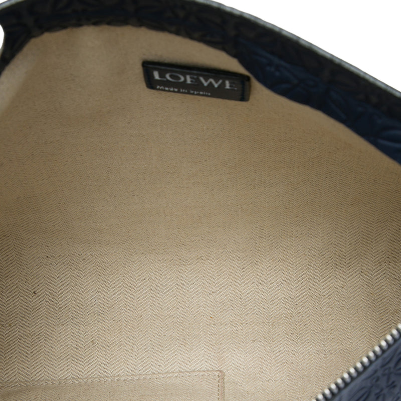 Embossed Anagram Leather Repeat T Clutch - Image 4