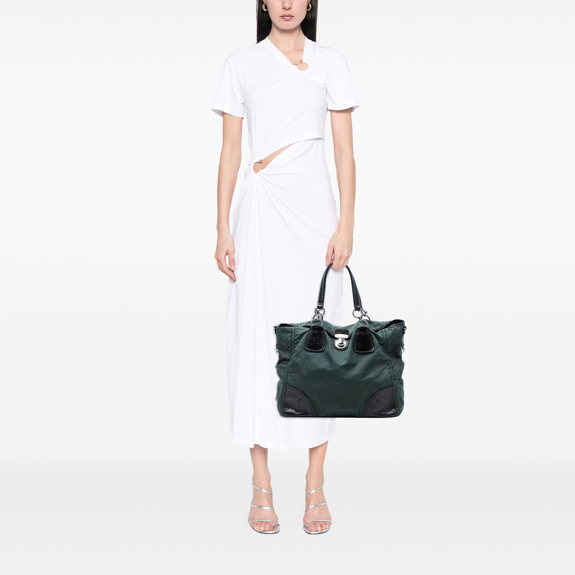 Tessuto Push Lock Convertible Tote - Image 6
