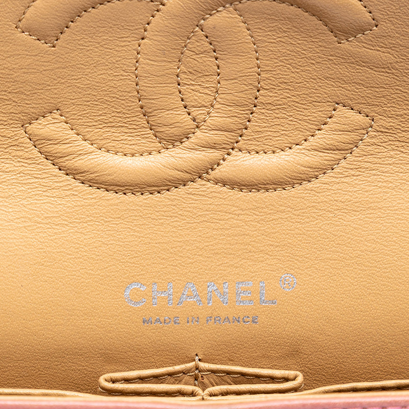 Medium Classic Washed Lambskin Bijoux Chain Double Flap - Image 5