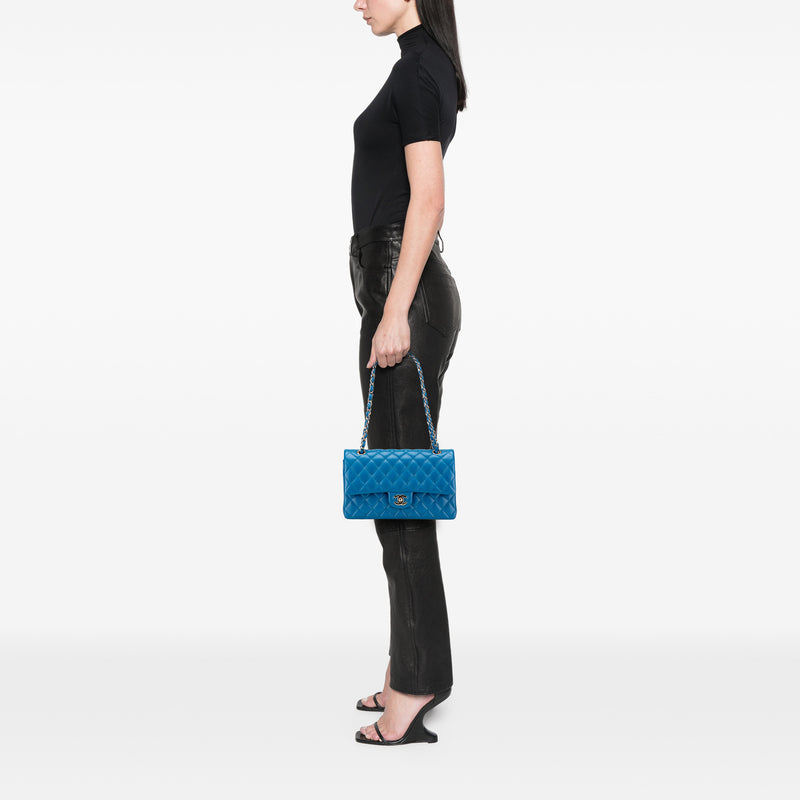 Medium Classic Caviar Double Flap - Image 8