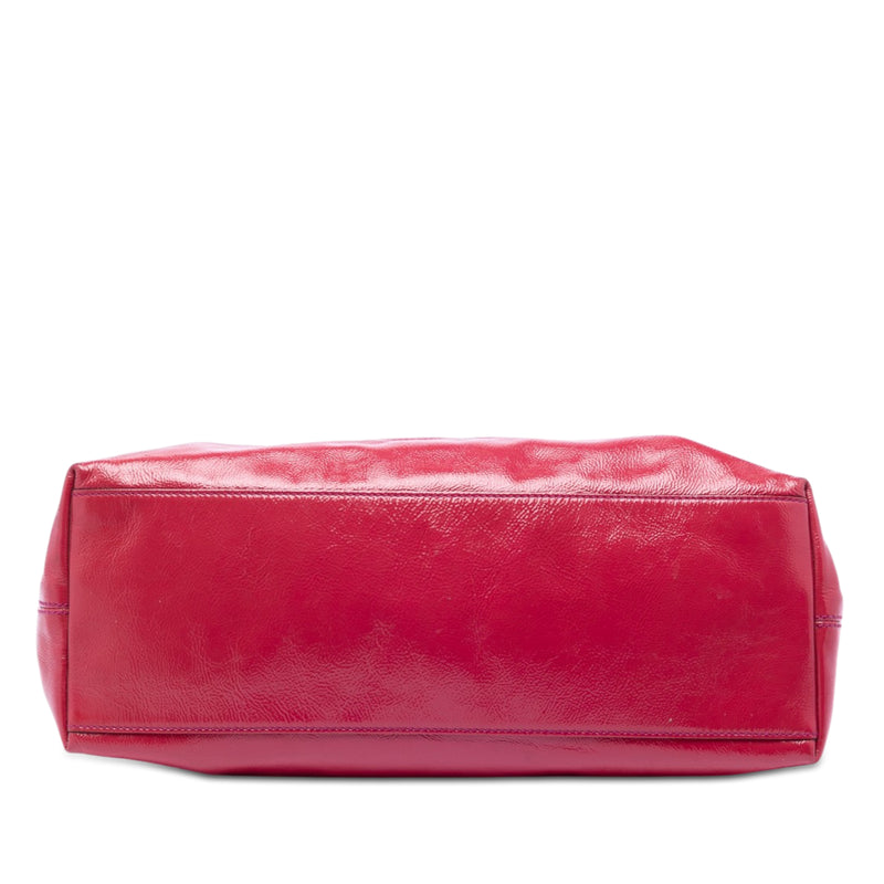 Medium Patent Soho Chain Tote - Image 3
