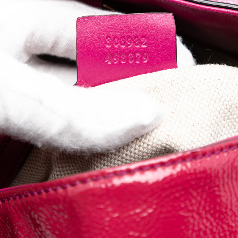 Medium Patent Soho Chain Tote - Image 6