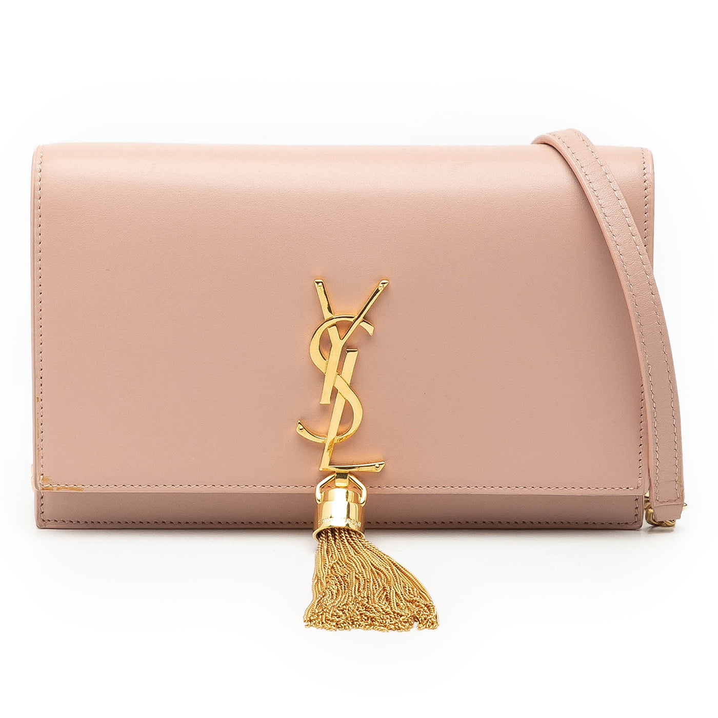 Smooth Calfskin Monogram Kate Tassel Wallet on Chain - Image 1