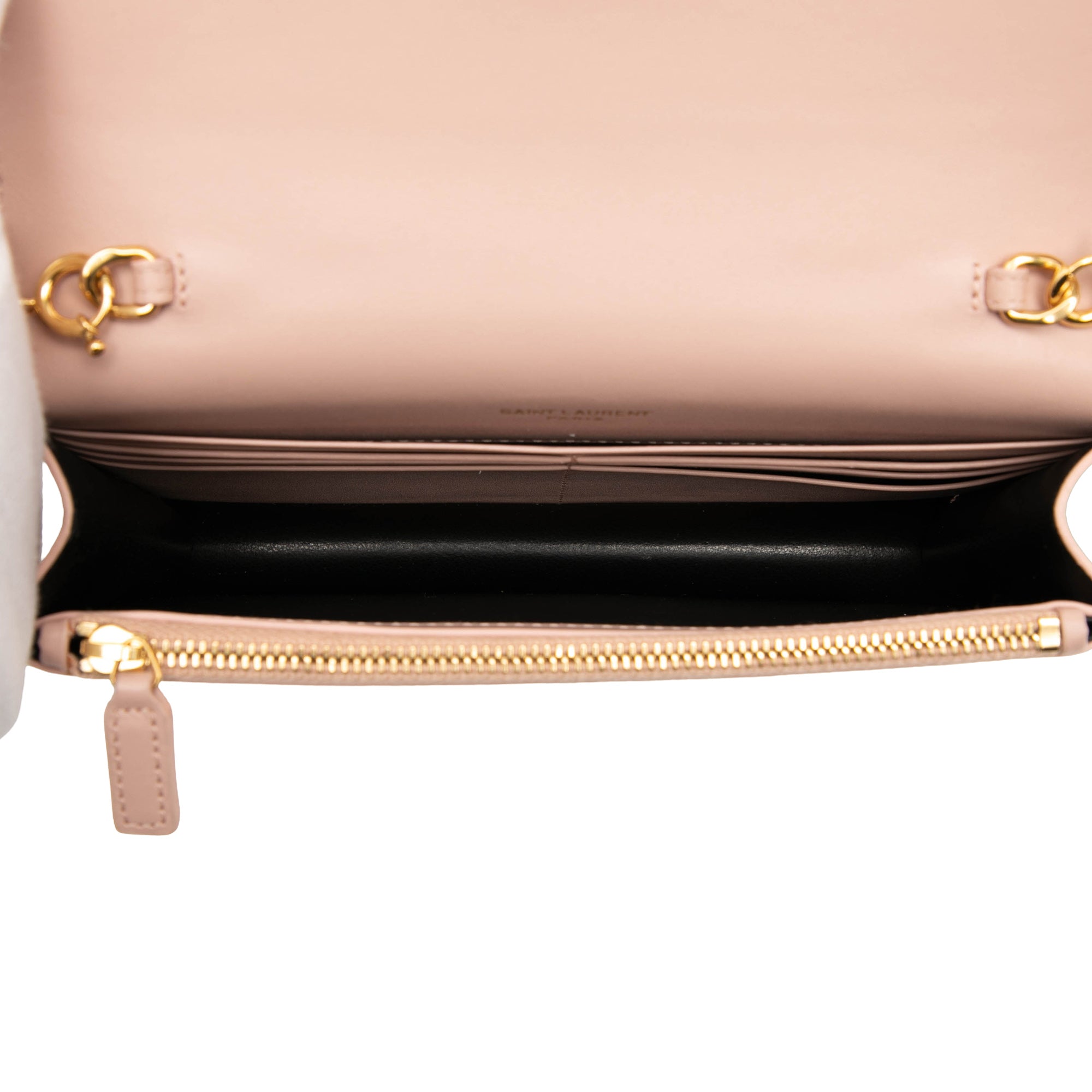 Smooth Calfskin Monogram Kate Tassel Wallet on Chain - Image 4
