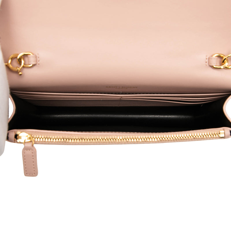 Smooth Calfskin Monogram Kate Tassel Wallet on Chain - Image 4