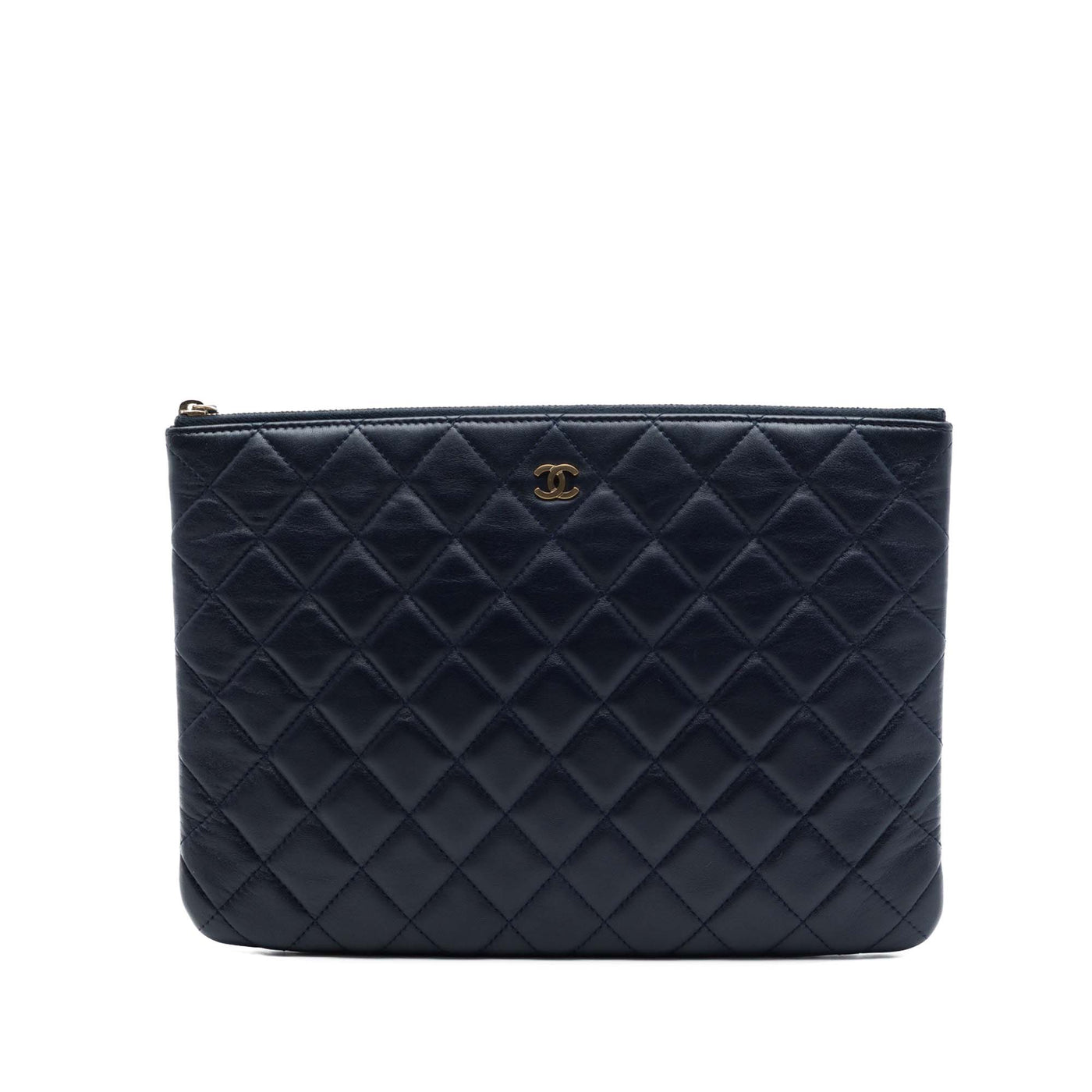 Medium Quilted Lambskin O Case Clutch - Image 1