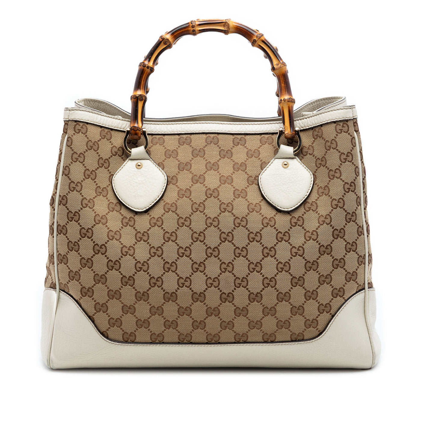 GG Canvas Bamboo Diana Tote - Image 1