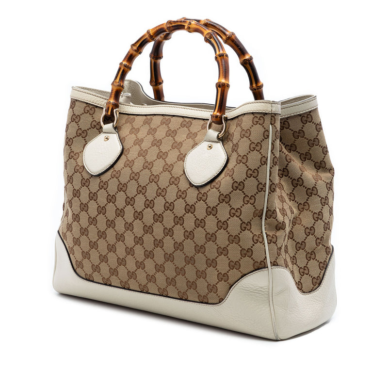 GG Canvas Bamboo Diana Tote - Image 2