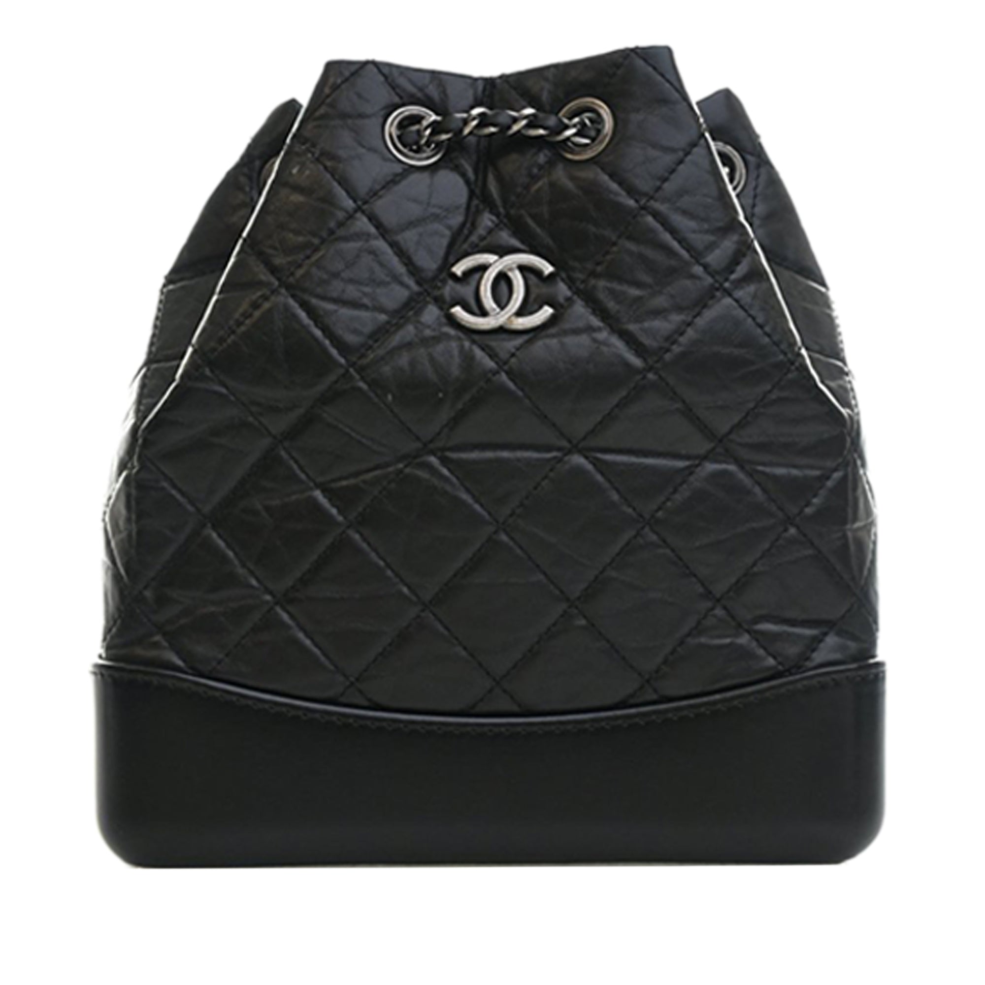 Small Quilted Aged Calfskin Gabrielle Backpack - Image 1