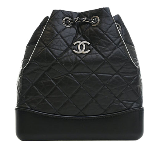 Small Quilted Aged Calfskin Gabrielle Backpack - Image 1