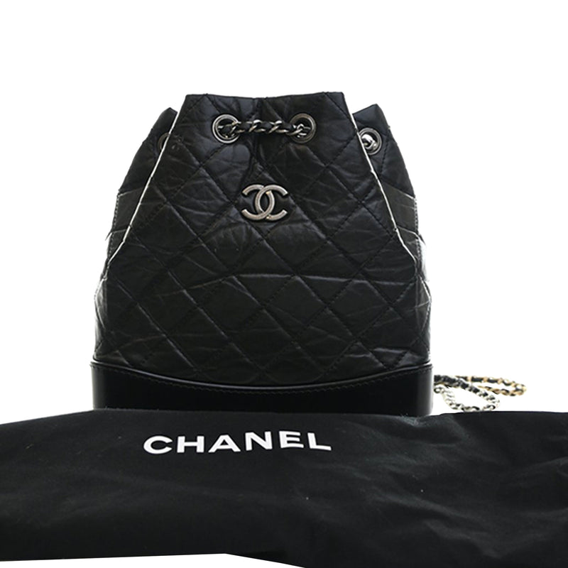 Small Quilted Aged Calfskin Gabrielle Backpack - Image 15