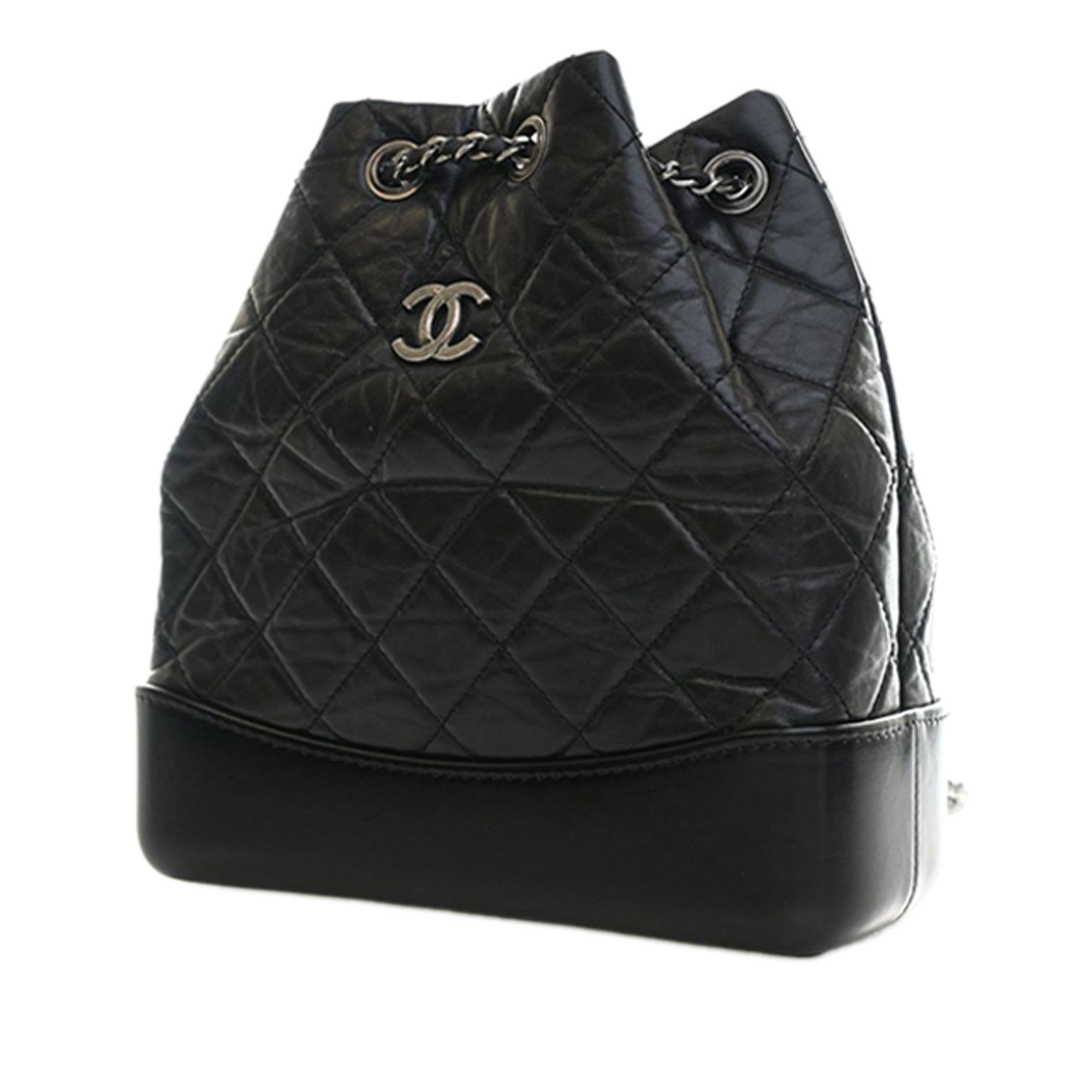 Small Quilted Aged Calfskin Gabrielle Backpack - Image 4