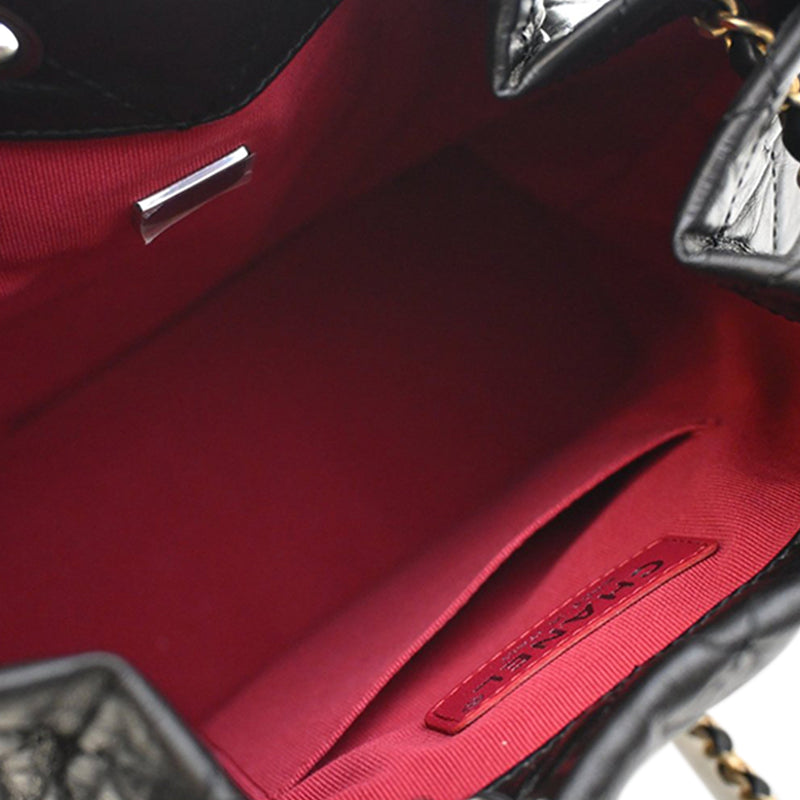 Small Quilted Aged Calfskin Gabrielle Backpack - Image 8