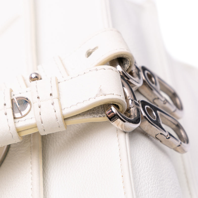 Large Grained Calfskin Diorama Satchel - Image 10