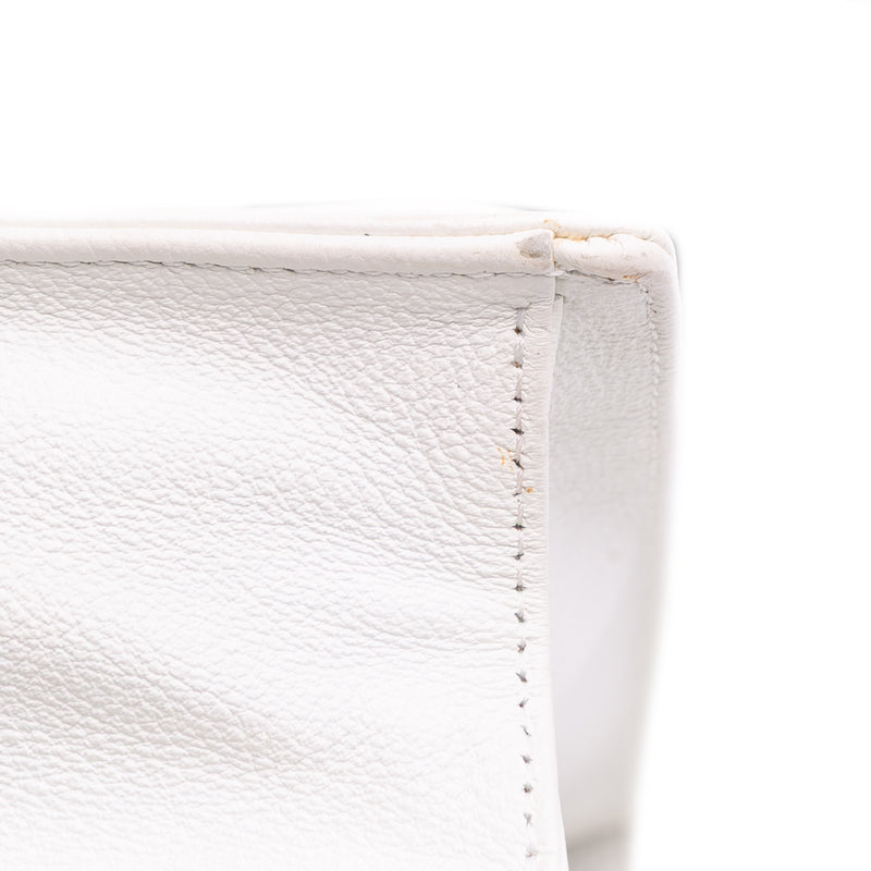 Large Grained Calfskin Diorama Satchel - Image 8
