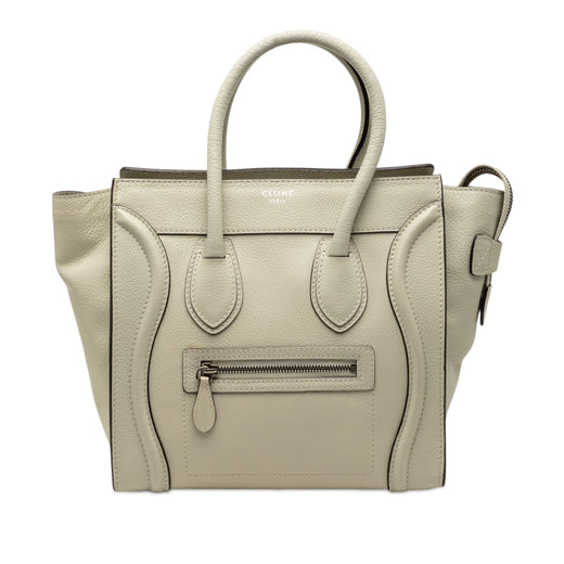 Micro Leather Luggage Tote - Image 1