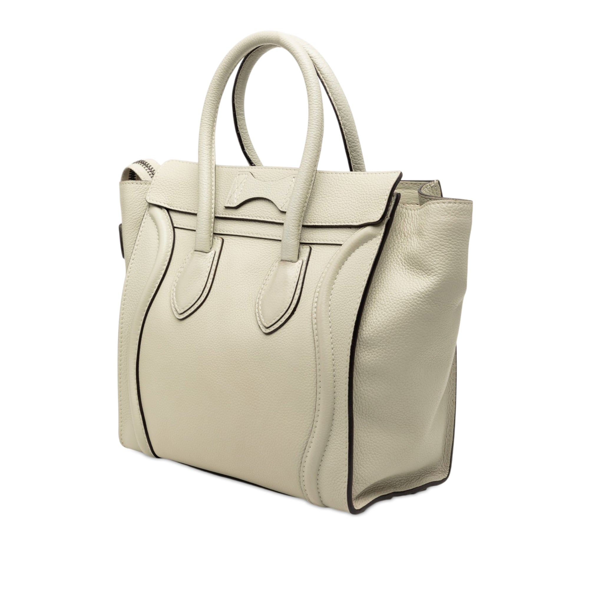 Micro Leather Luggage Tote - Image 2