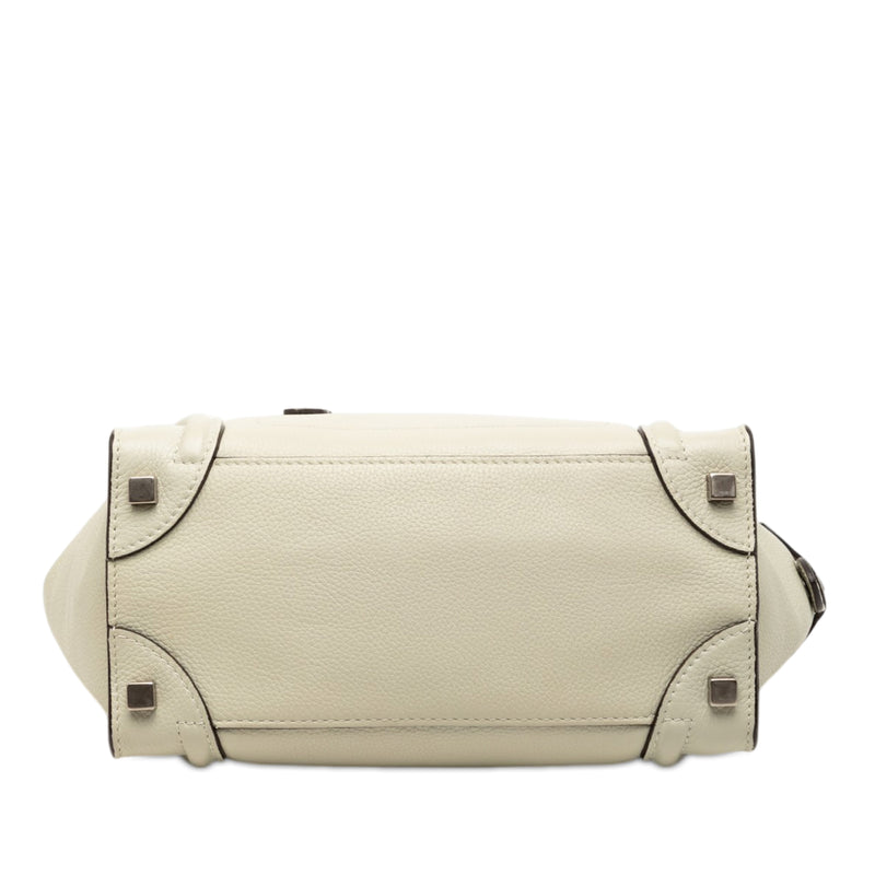 Micro Leather Luggage Tote - Image 3
