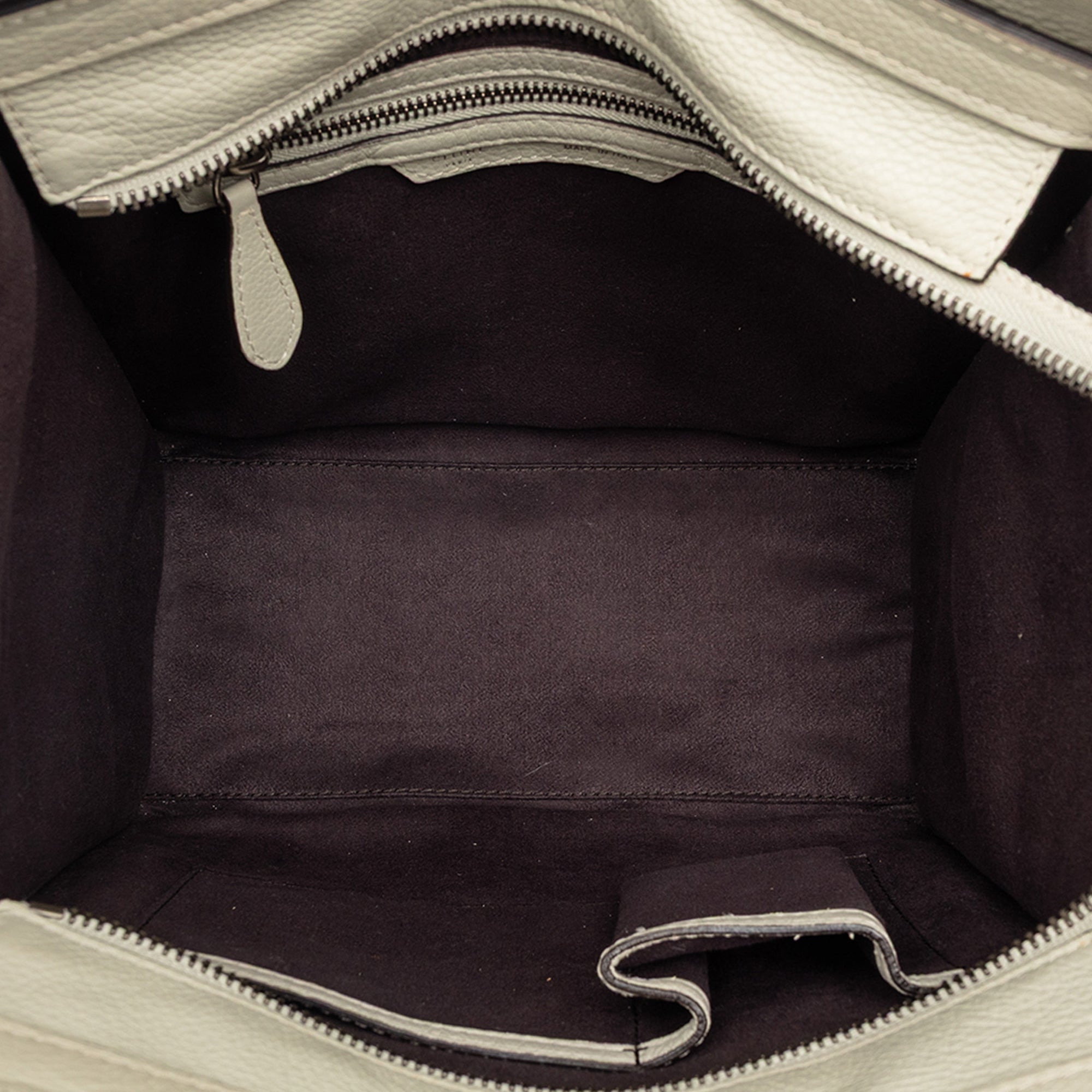 Micro Leather Luggage Tote - Image 4