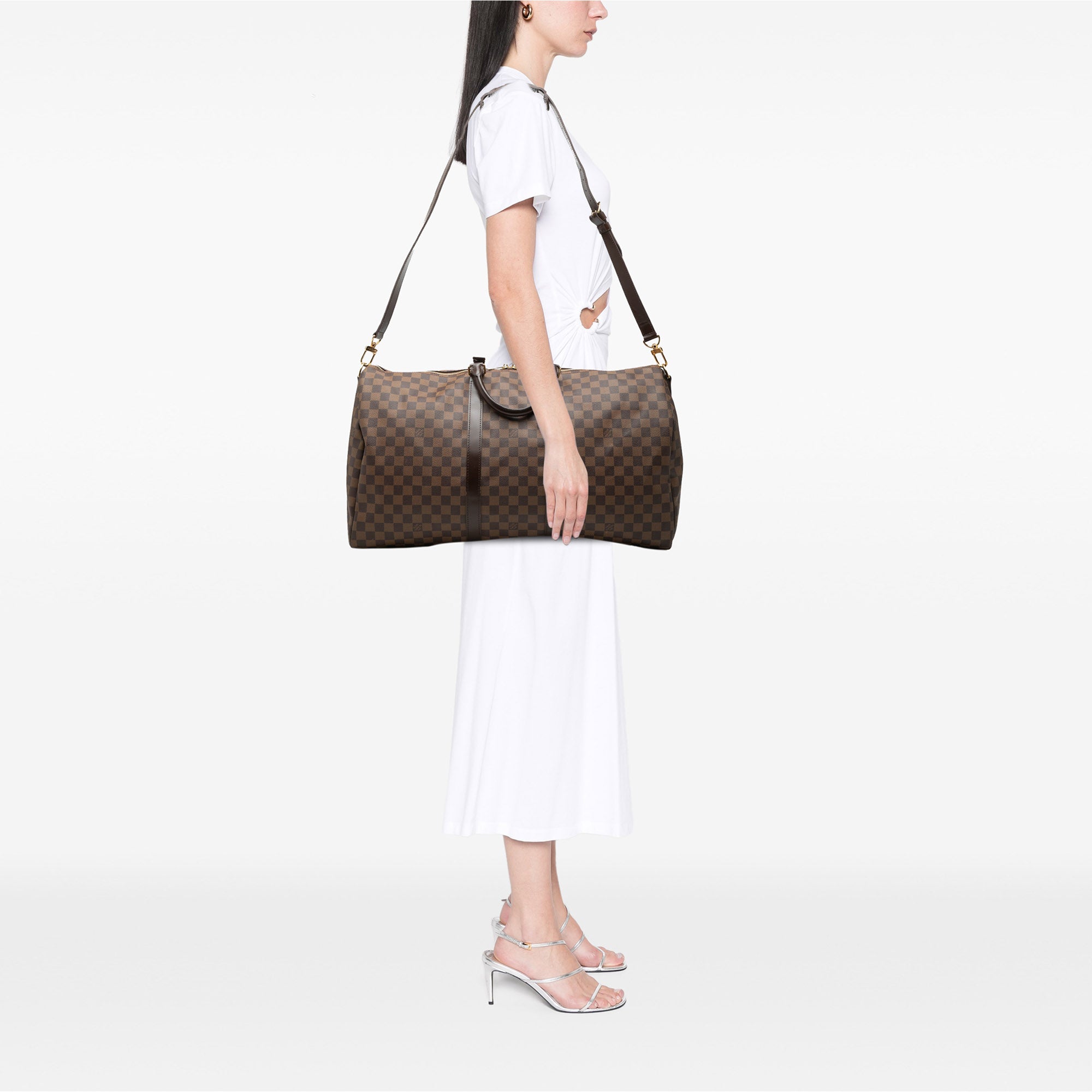 Damier Ebene Keepall Bandouliere 55 - Image 7