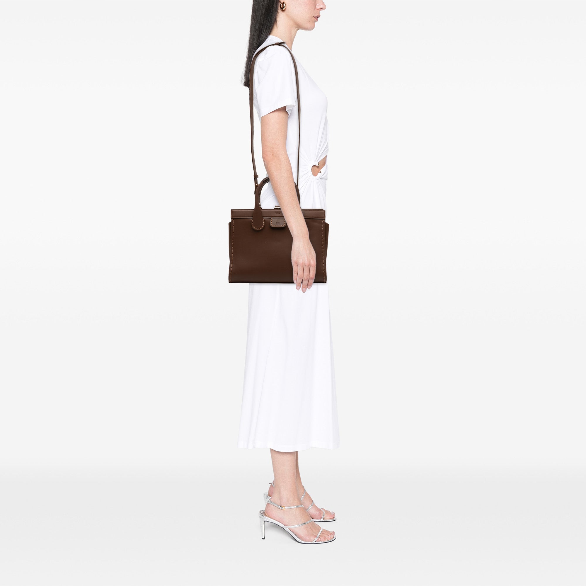 Medium Zipped Edith Satchel - Image 6