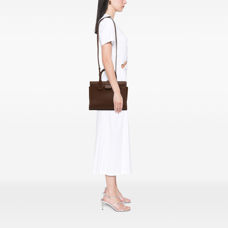 Medium Zipped Edith Satchel - Image 6