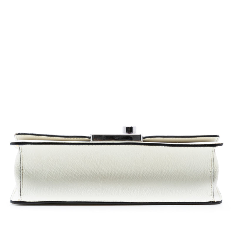 Small Saffiano Sound Lock Chain Crossbody - Image 3