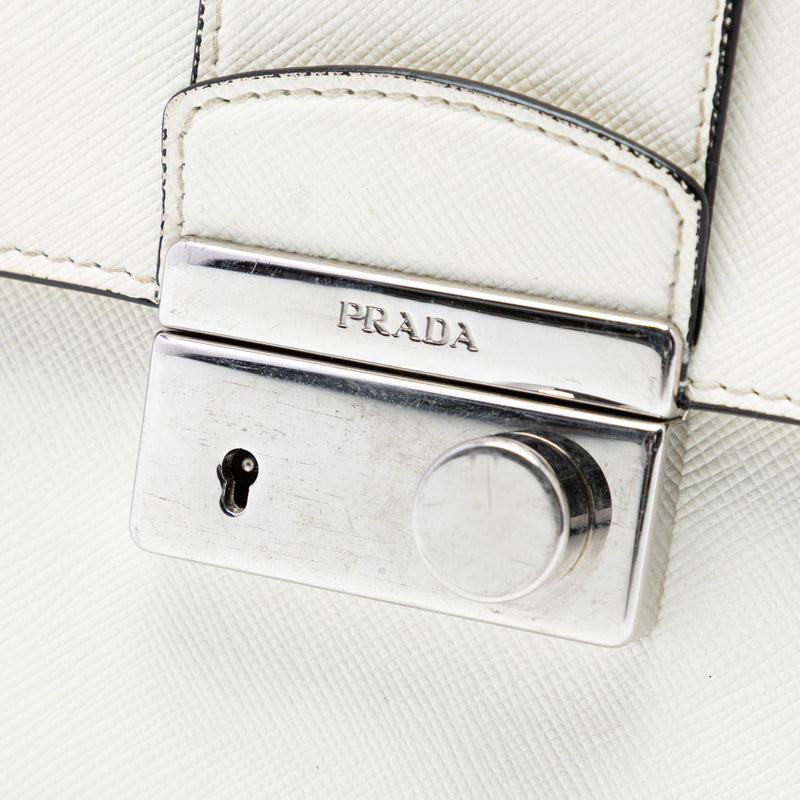 Small Saffiano Sound Lock Chain Crossbody - Image 5