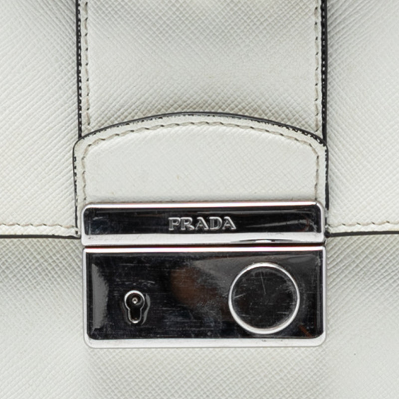 Small Saffiano Sound Lock Chain Crossbody - Image 6