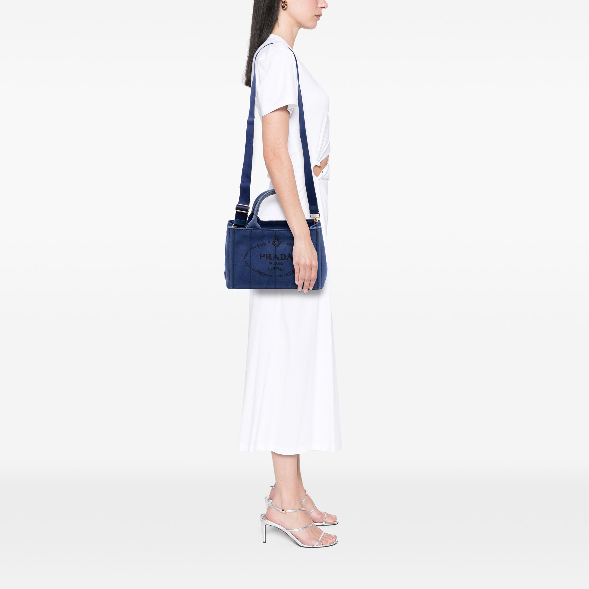 Small Canvas Canapa Logo Satchel - Image 6