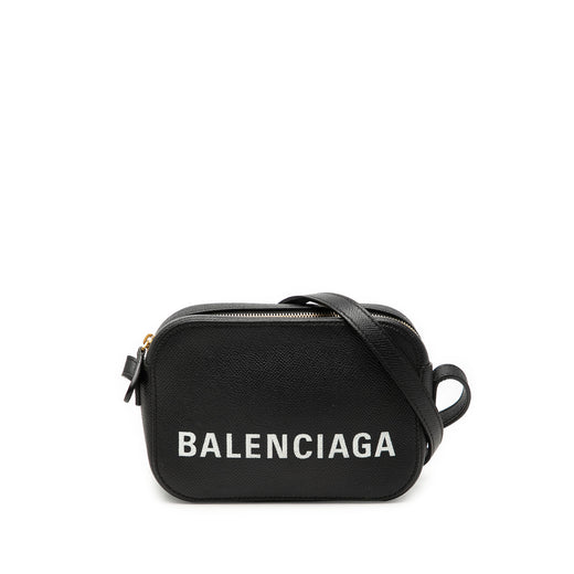 Grained Calfskin Logo Ville Camera Bag XS - Image 1